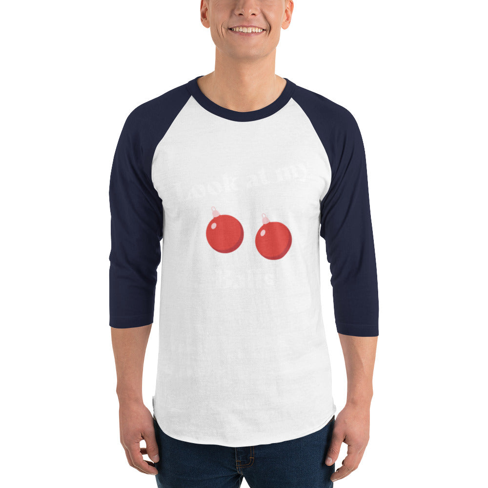 3/4 sleeve raglan shirt