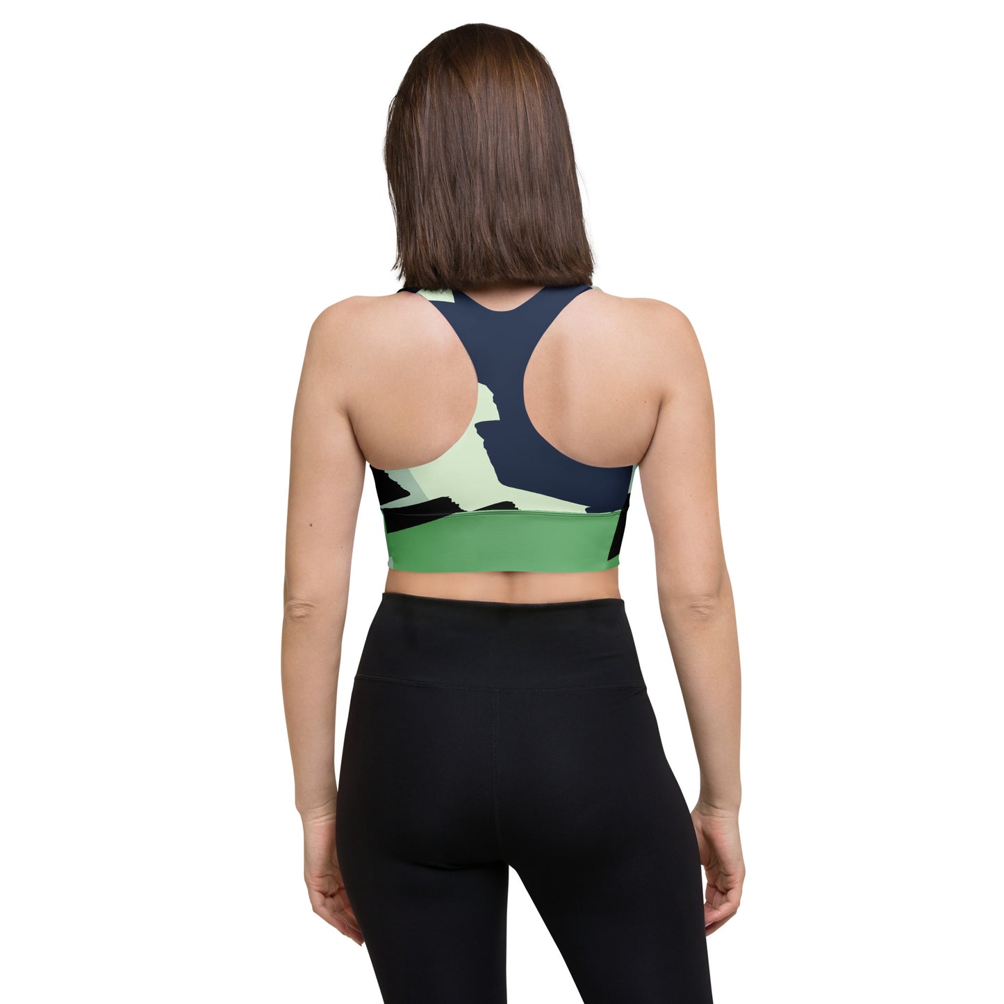 Longline sports bra