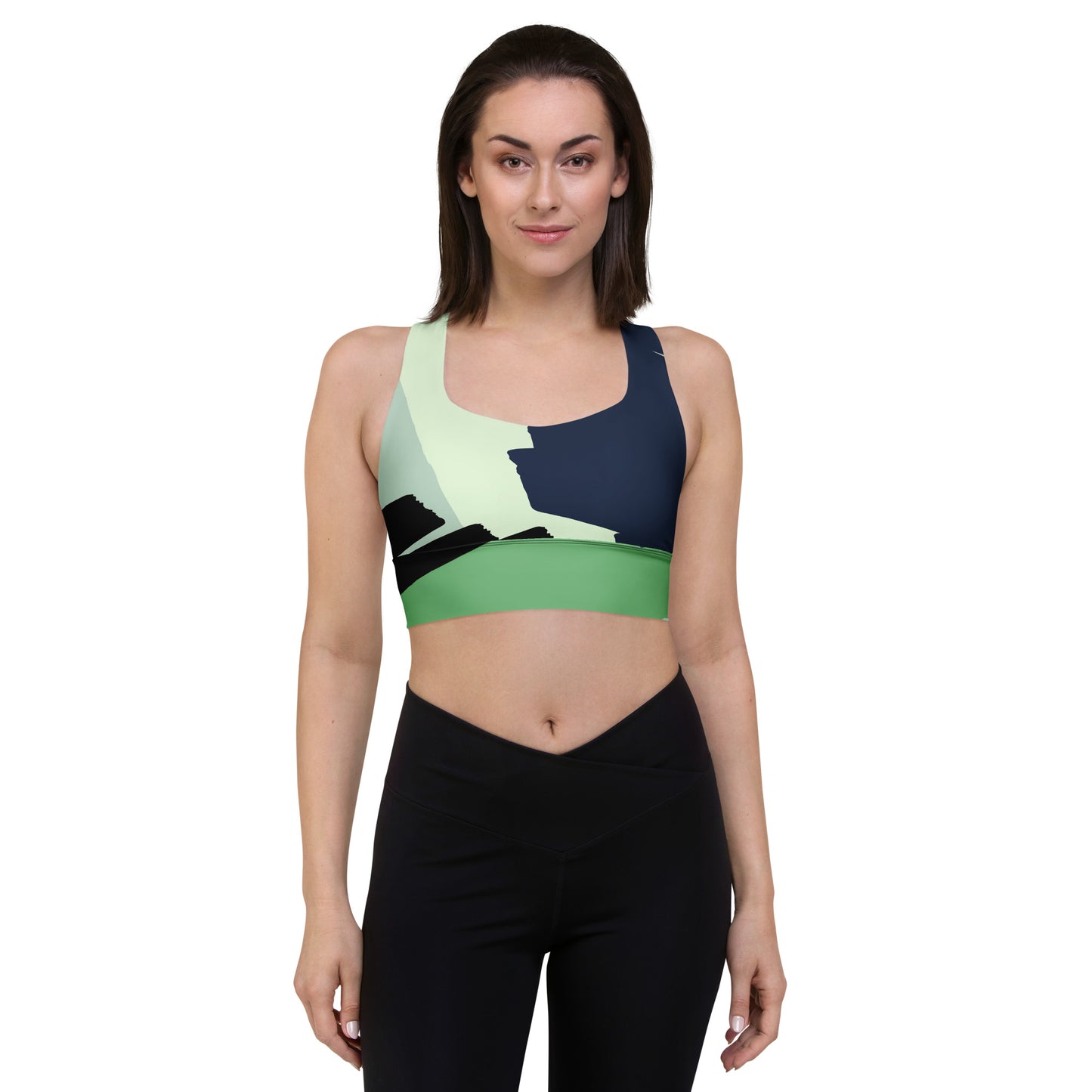 Longline sports bra