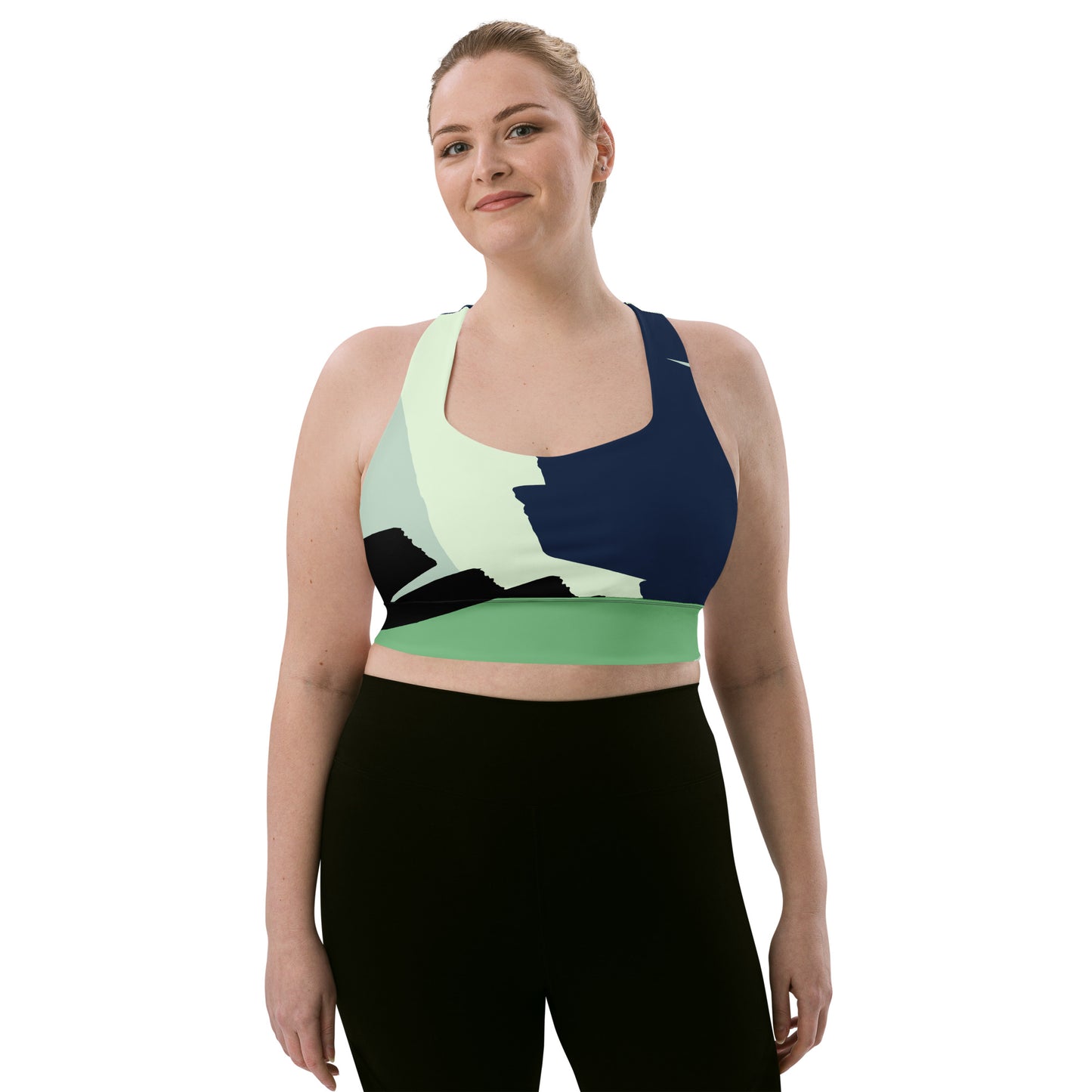 Longline sports bra