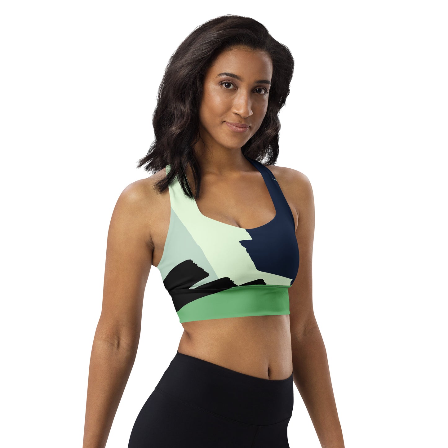 Longline sports bra