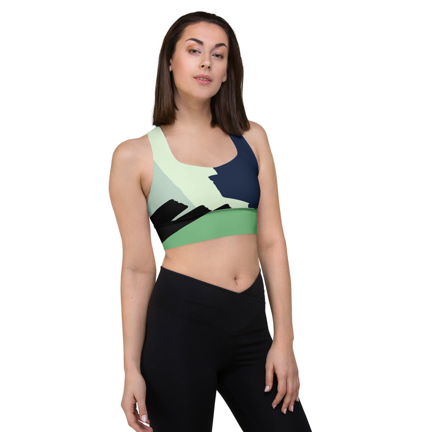 Longline sports bra