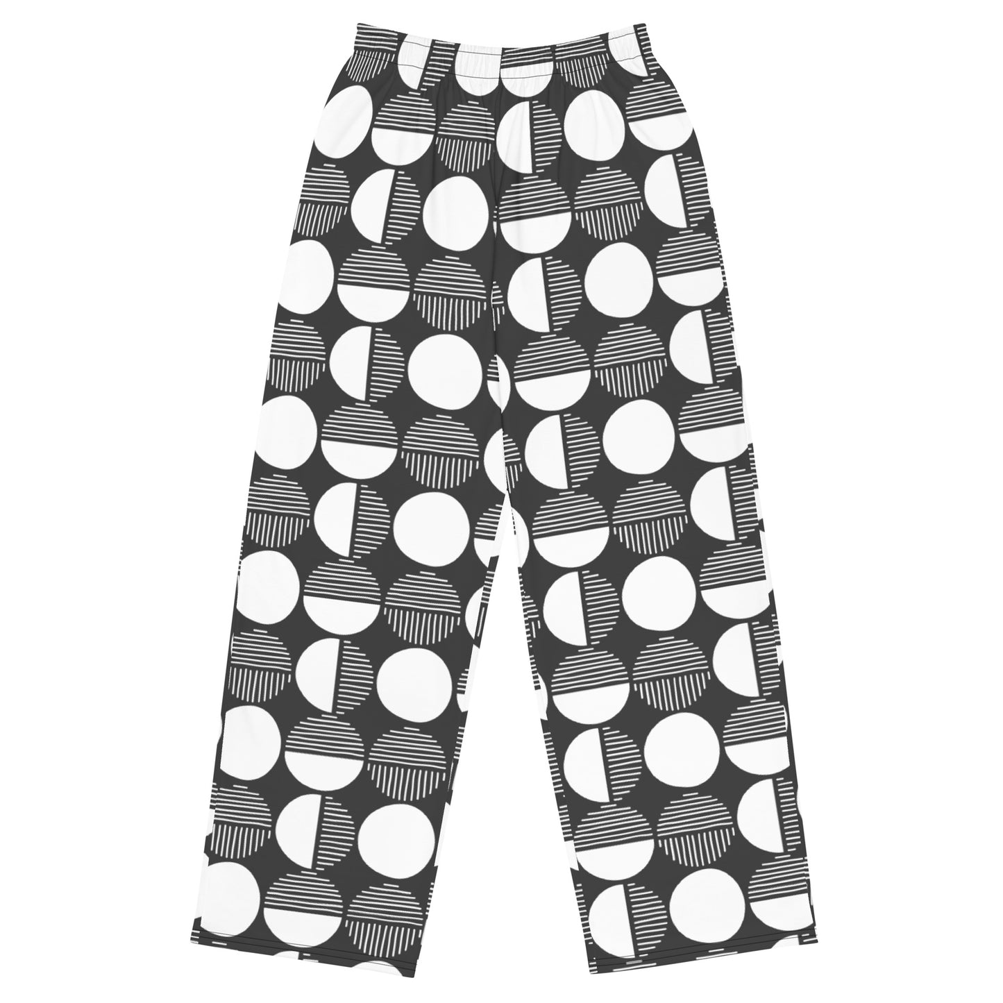 All-over print unisex wide-leg pants