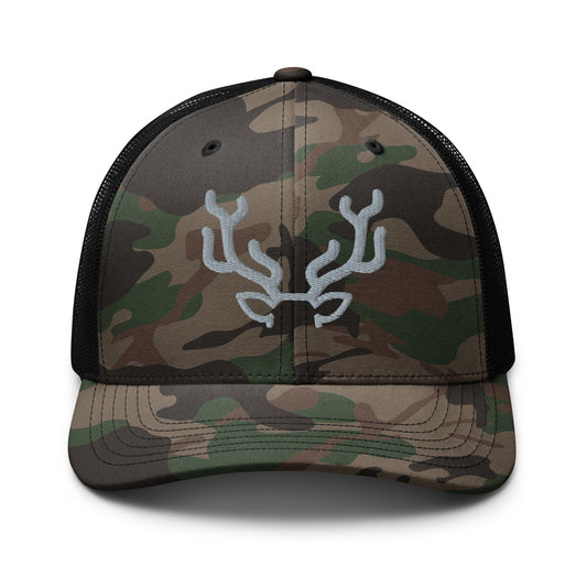 Camouflage trucker hat