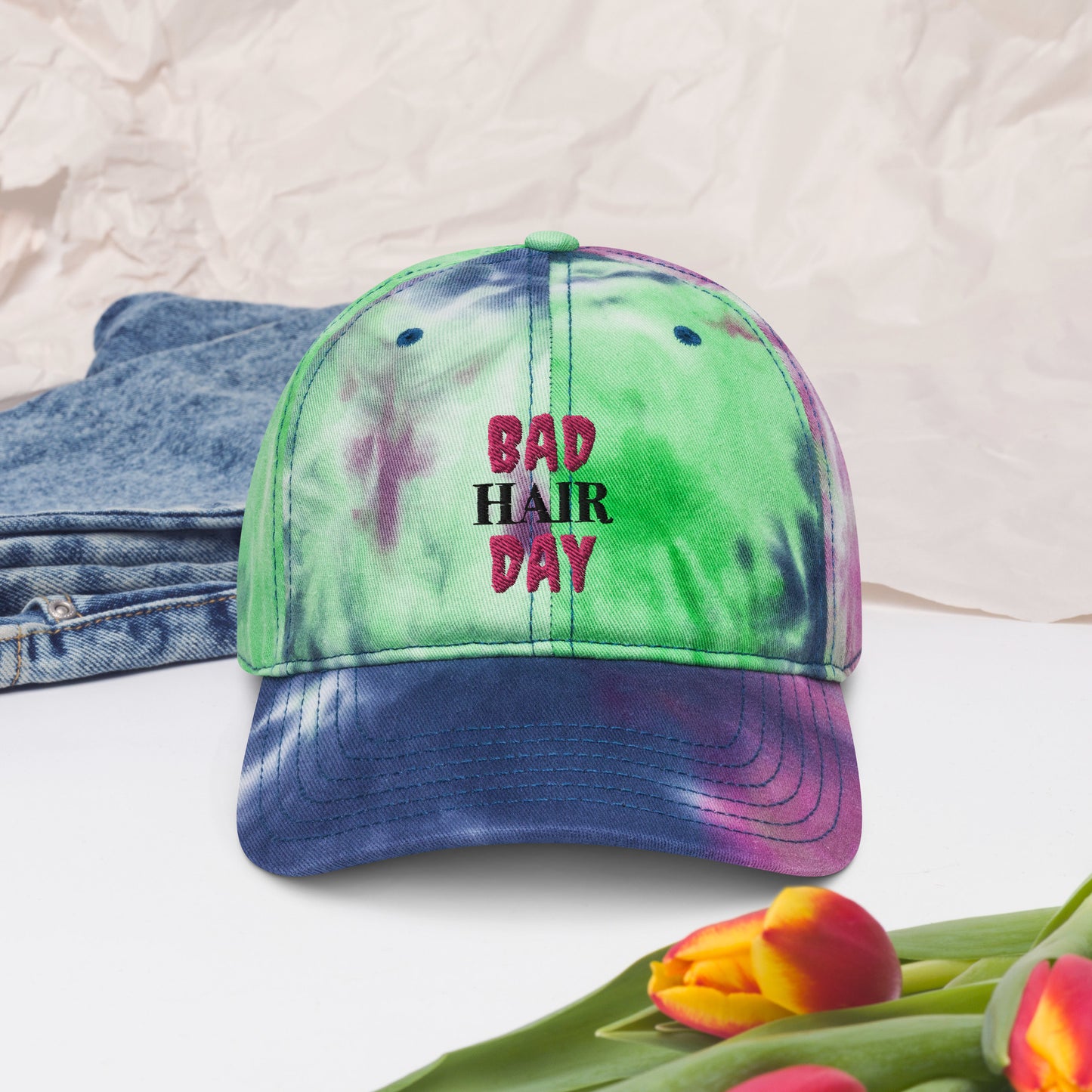 Tie dye hat