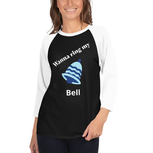 3/4 sleeve raglan shirt